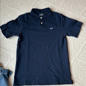 Vineyard Vines Blue Polo Shirt Classic Style